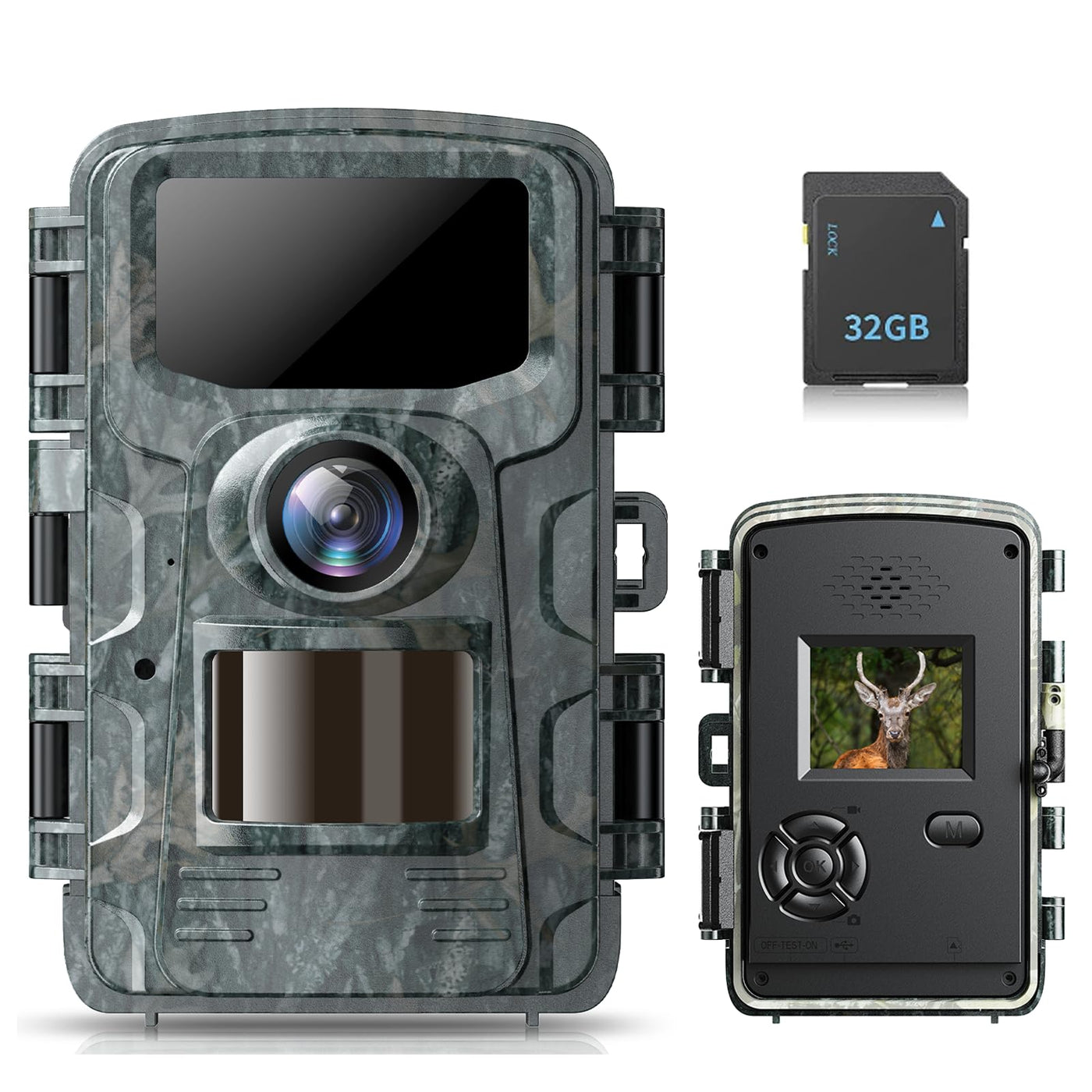 VOOPEAK Solar Panel Trail Camera Motion Detection