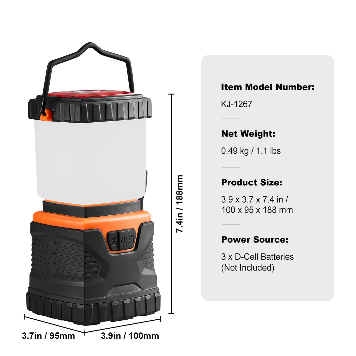LED Camping Lantern Battery Powered All-in-one For Exceptional Experience