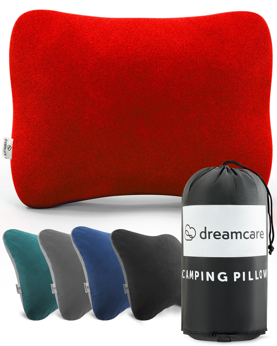 DREAMCARE Memory Foam Camping Pillow
