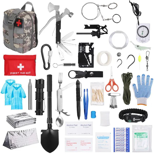 125-Piece Tactical Survival Kit