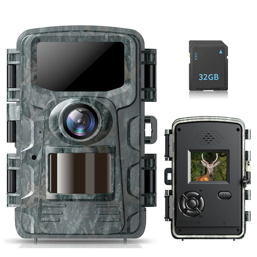 VOOPEAK Solar Panel Trail Camera Motion Detection