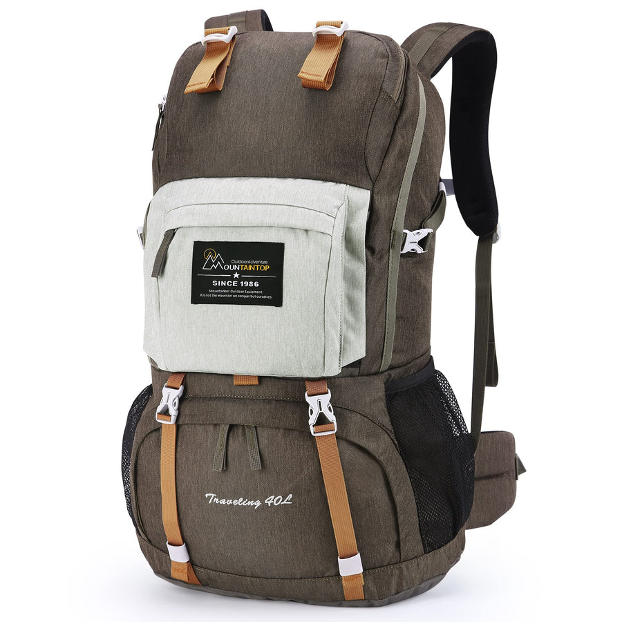 MOUNTAINTOP 40L Backpack with Rain Cover