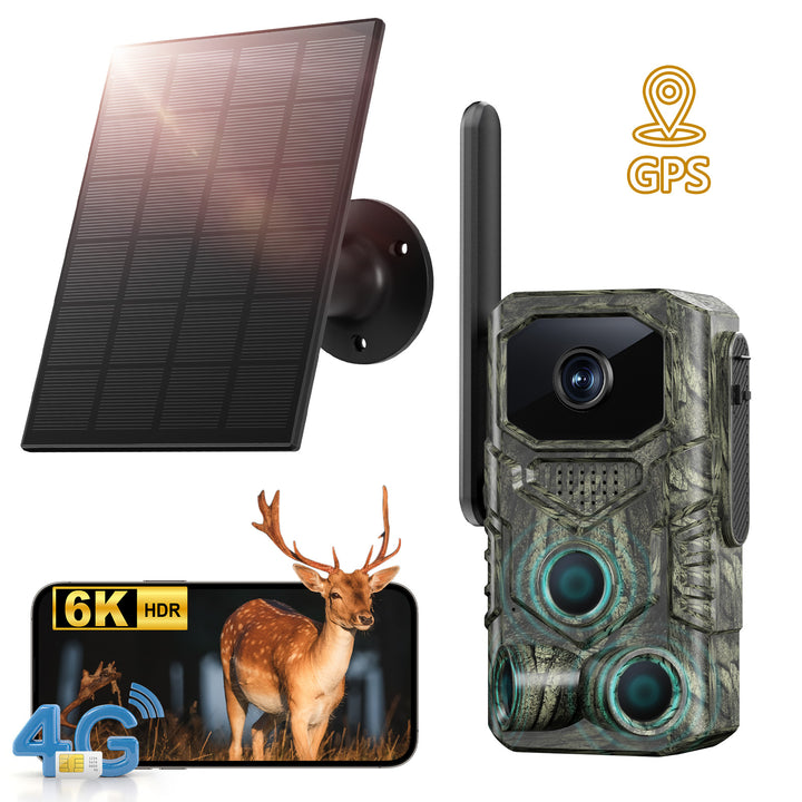 Solar Trail Camera – 4G GPS, 4MP Wide Angle
