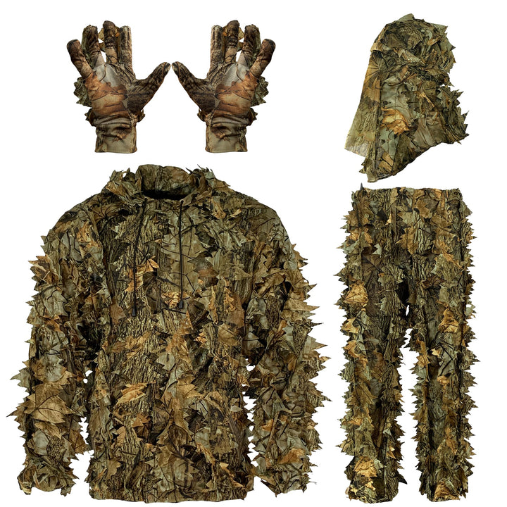 Ghillie Suit – 3D Leaf Camo, Hooded