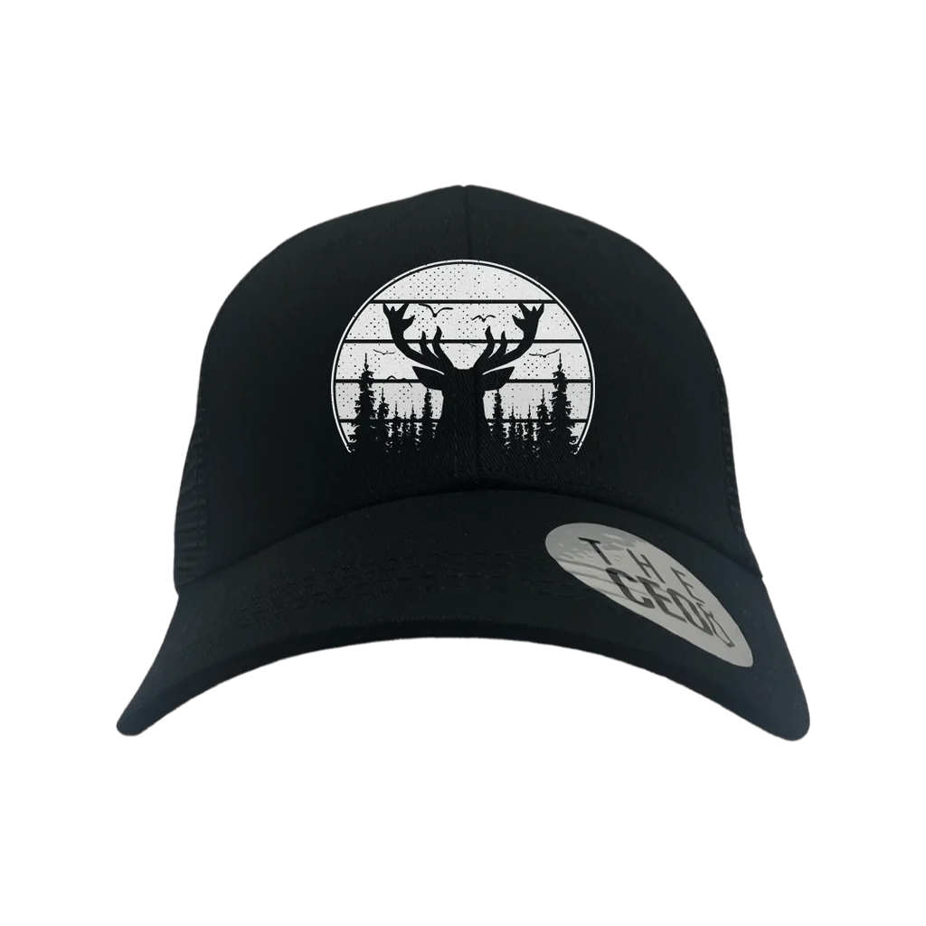 Deer Color Embroidered Trucker Hat