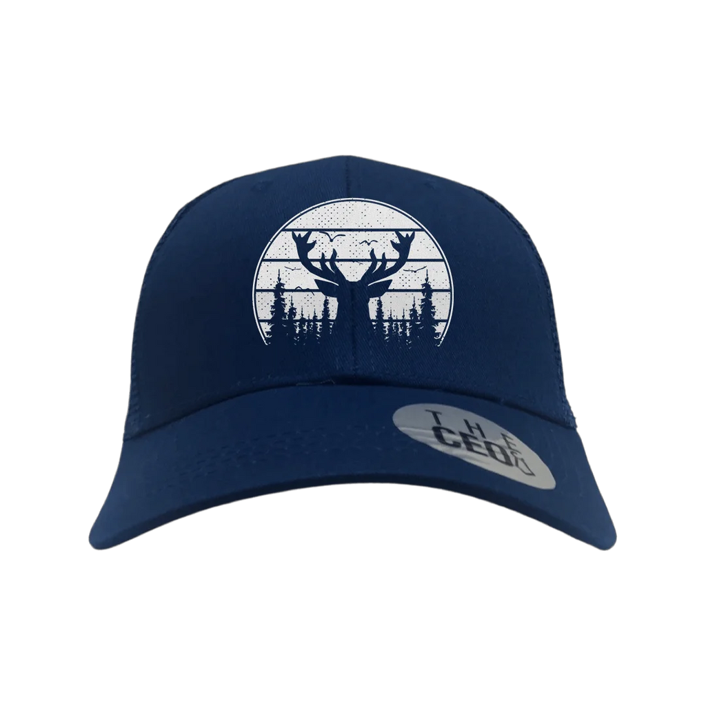 Deer Color Embroidered Trucker Hat