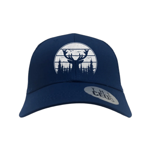 Deer Color Embroidered Trucker Hat