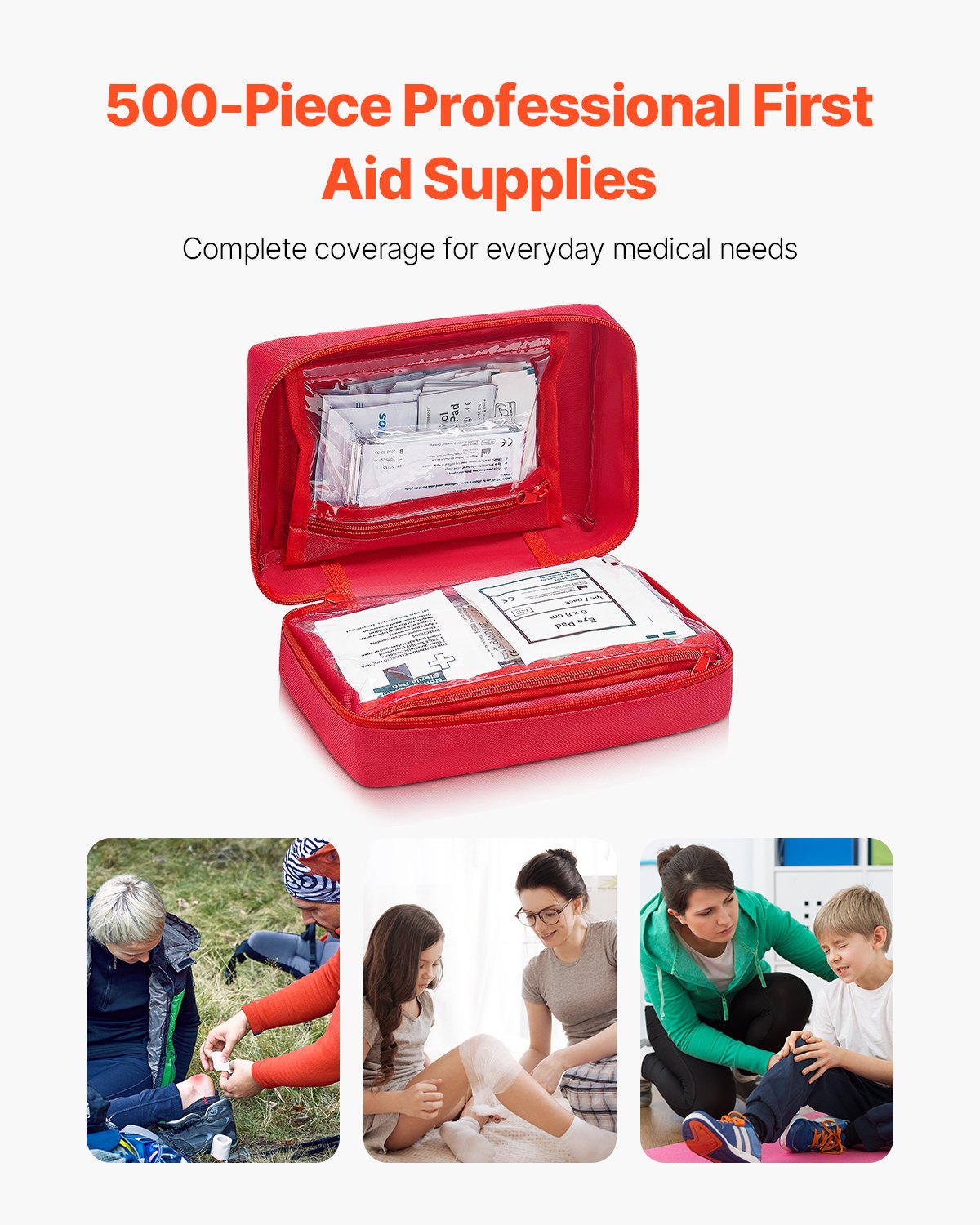 First Aid Kit 500 Pieces